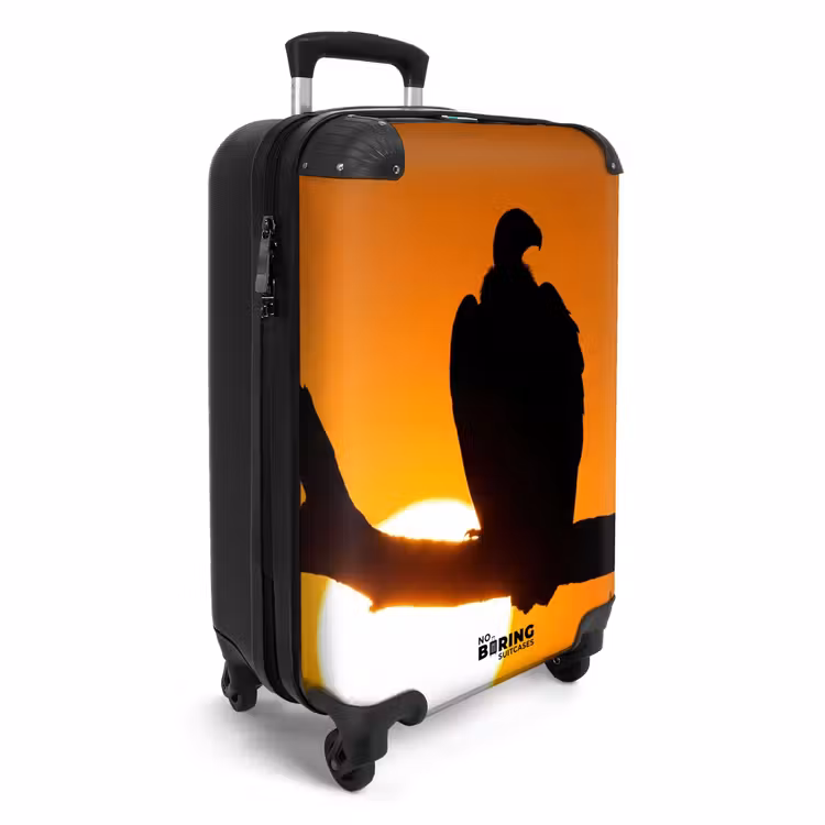 Suitcase - Vulture - Branch - Sun - Orange — 2