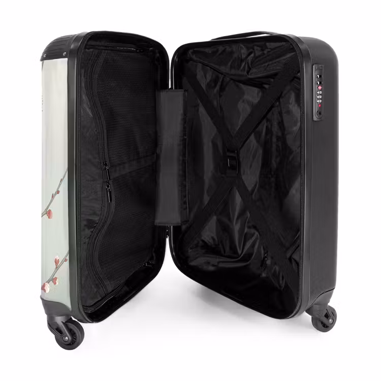 Suitcase - Cherries - Blossoms - Green — 5