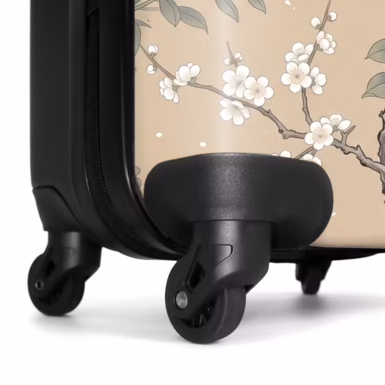 Suitcase - Flowers - Birds - Flowers — 7