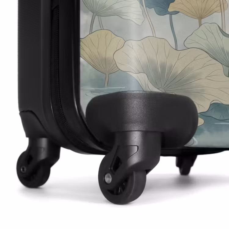 Suitcase - Lotus - Flowers - Green — 7