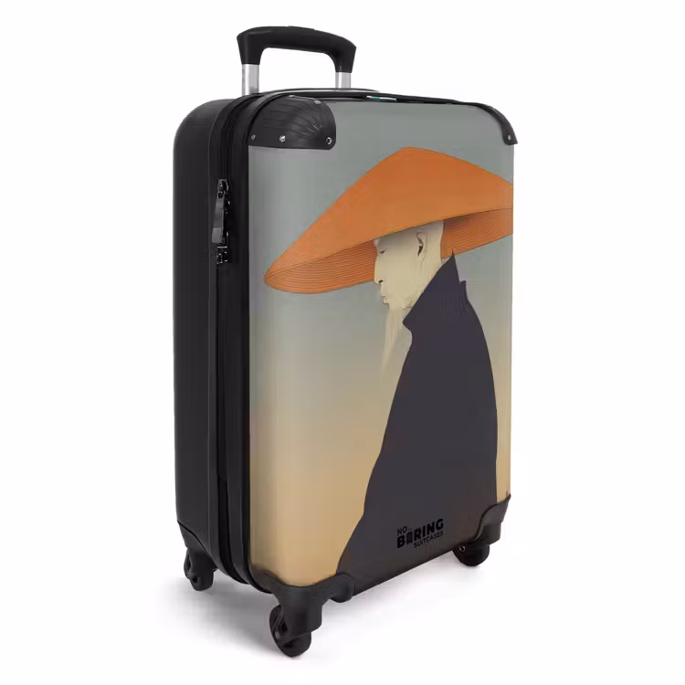 Suitcase - Minimalist - Silhouette - Orange — 2