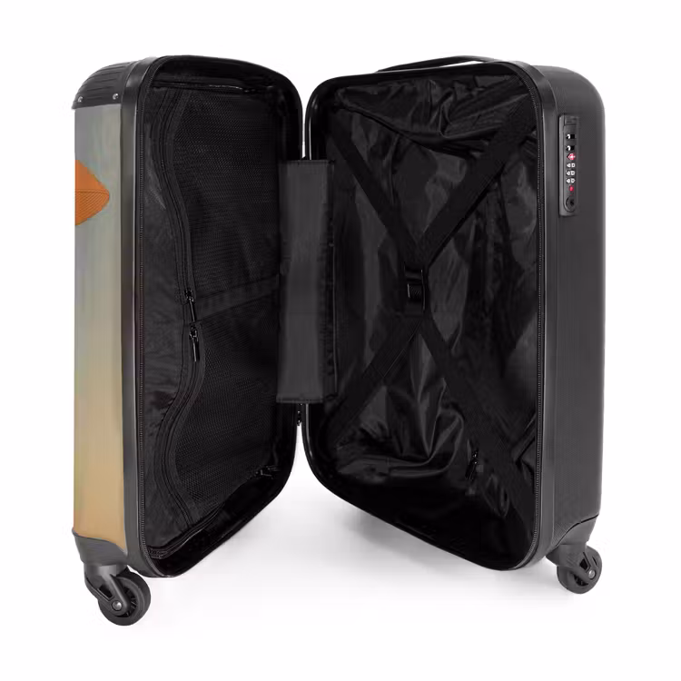 Suitcase - Minimalist - Silhouette - Orange — 5