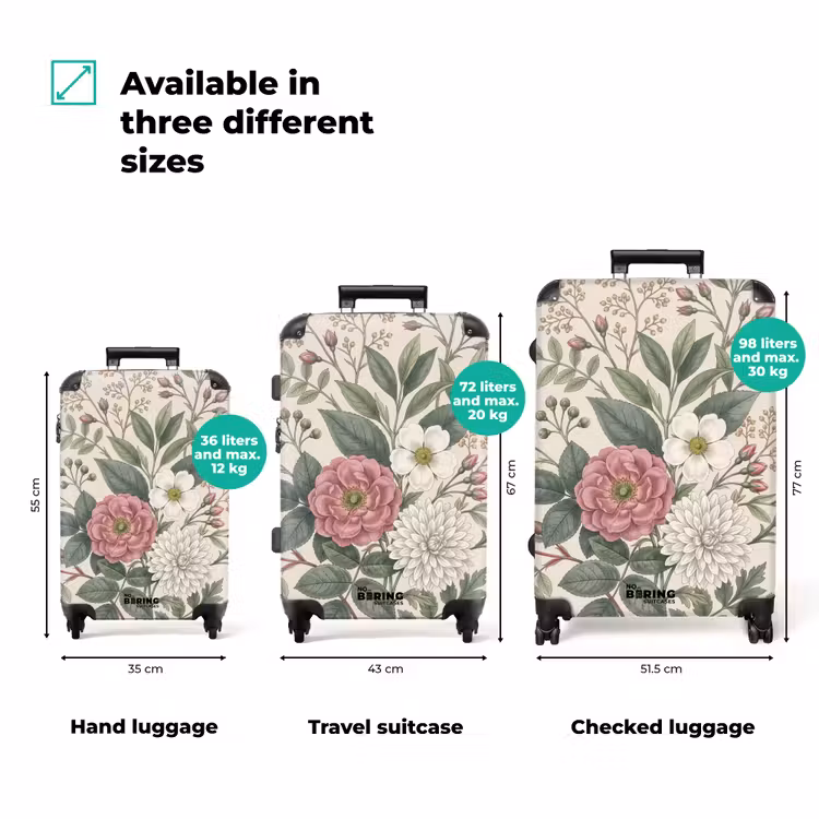 Suitcase - Romantic - Design - Colorful — 1