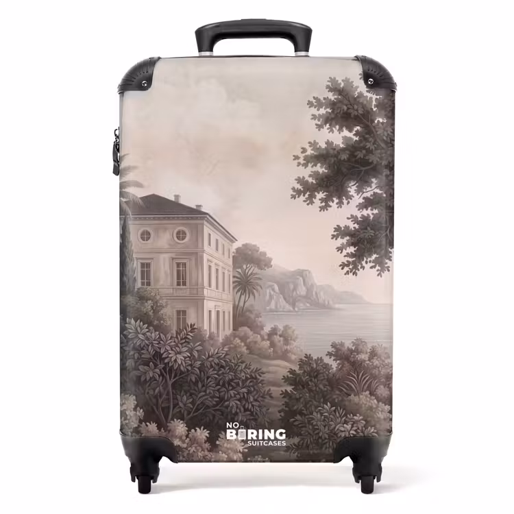 Suitcase - Sea - Villa - Beige — 1