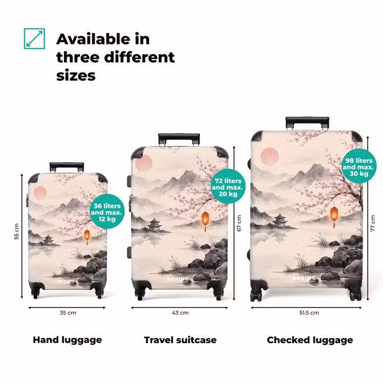 Suitcase - Sun - Japanese - Traditional — 3