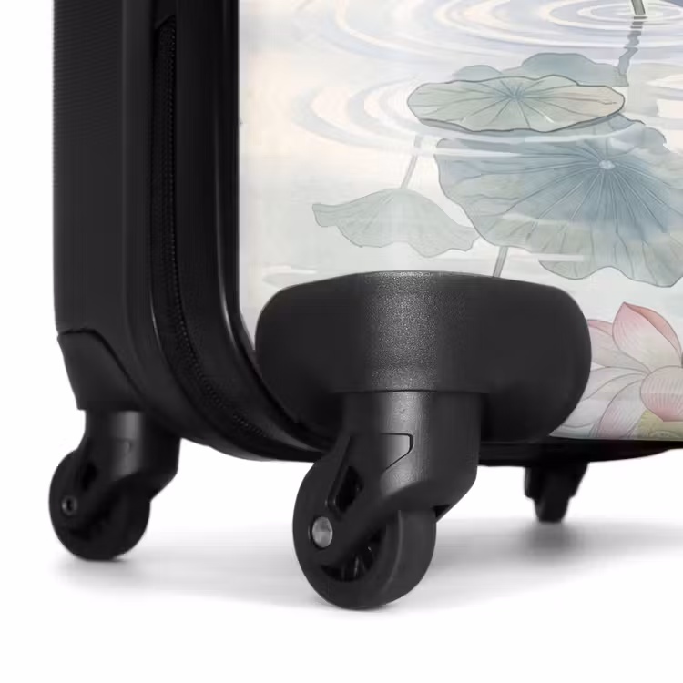 Suitcase - Watercolor - Lotus Flowers - Colorful — 7