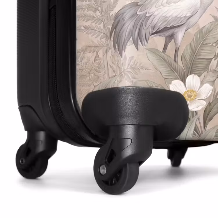 Suitcase - Cranes - Nature - Pink — 7