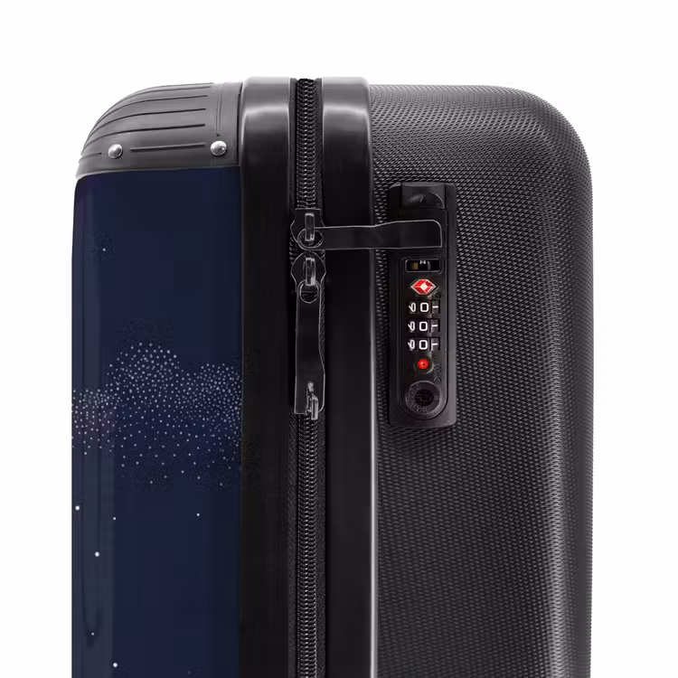 Suitcase - Cranes - Night Sky - Blue — 6