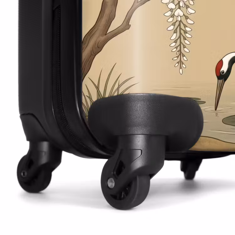 Suitcase - Cranes - Water - Beige — 7