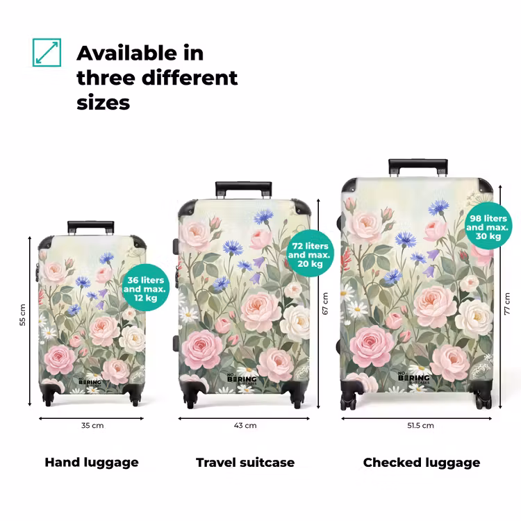 Suitcase - Flowers - Garden - Nature - Colorful — 1