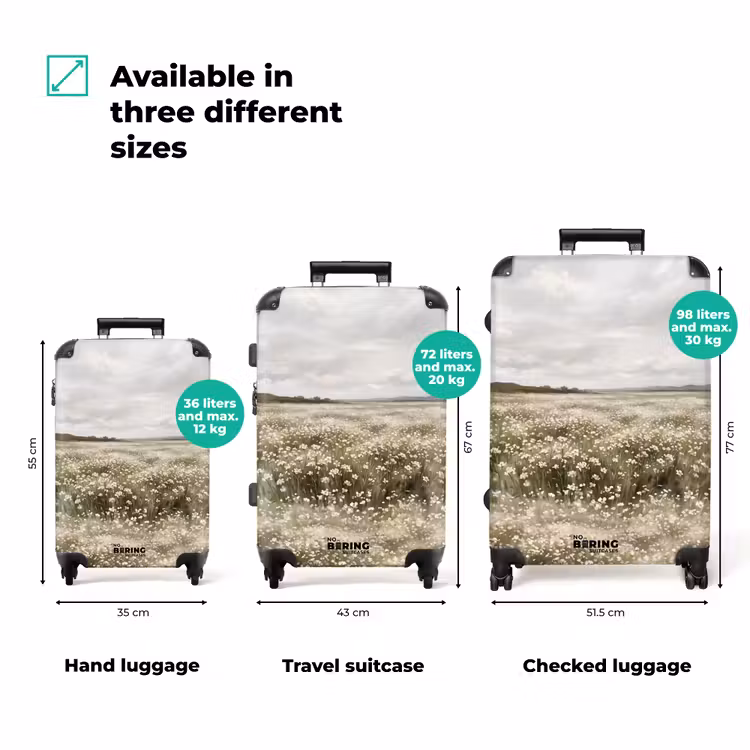 Suitcase - Illustration - Landscape - White — 1