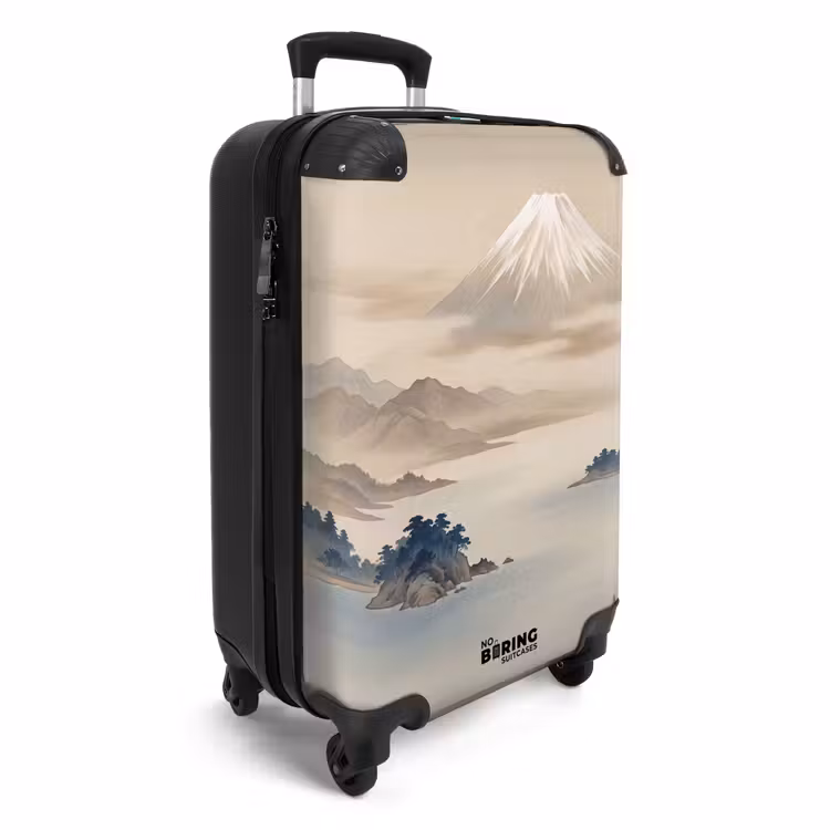 Suitcase - Japanese - Landscape - Beige — 2