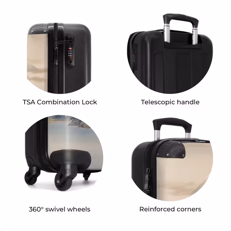 Suitcase - Japanese - Landscape - Beige — 8