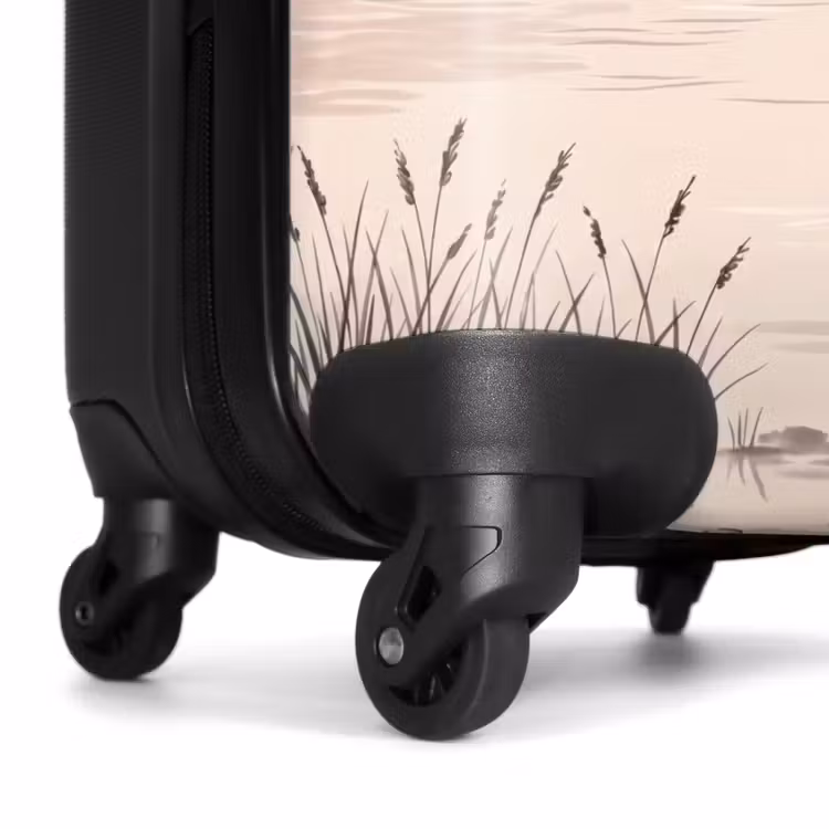 Suitcase - Mountain Peak - Lake - Blossoms — 7