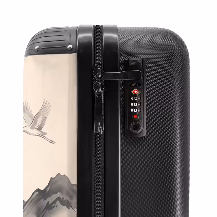 Suitcase - Oriental - Cranes - Landscape — 6
