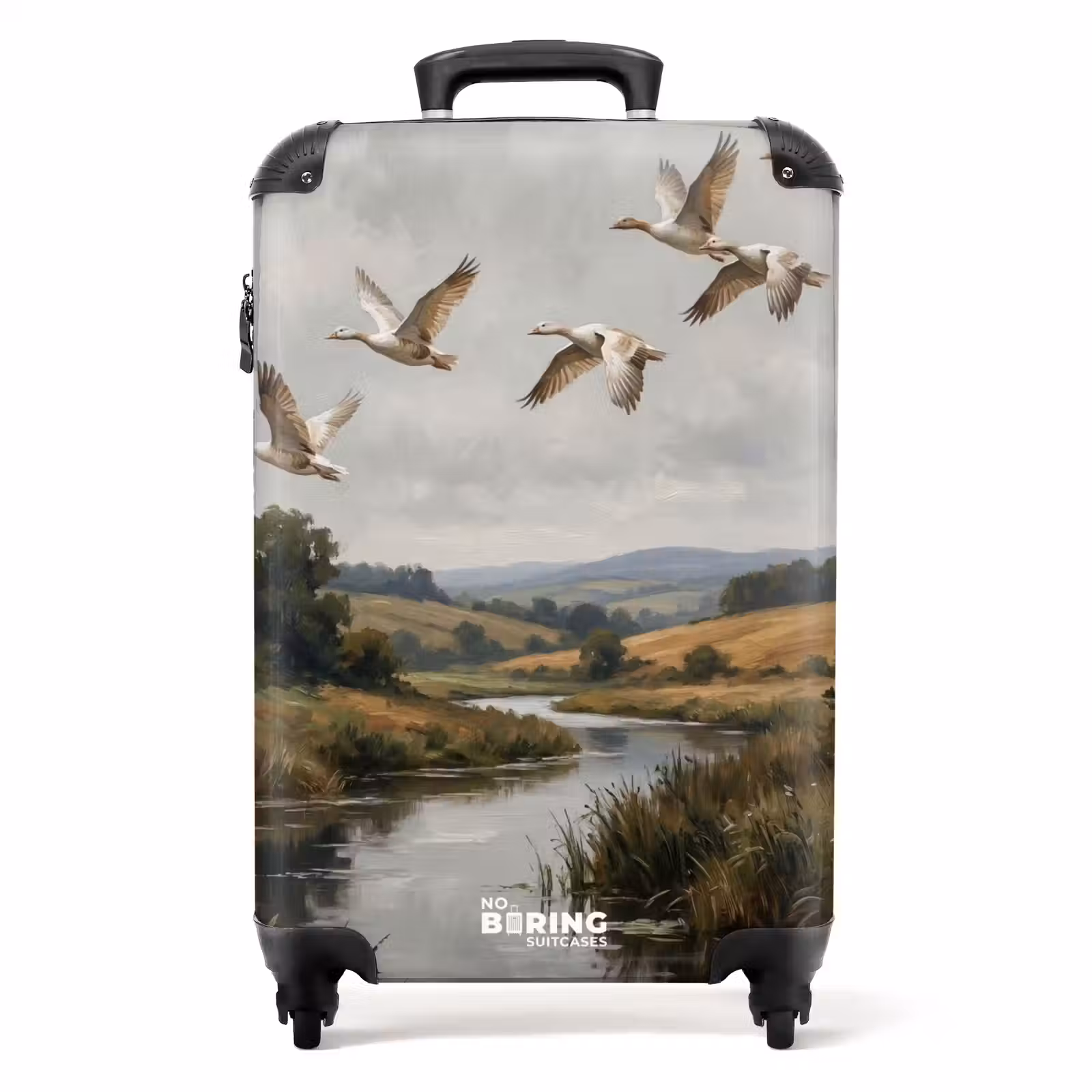 Suitcase - Ducks - River - Landscape - Flight - Nostalgic — 1