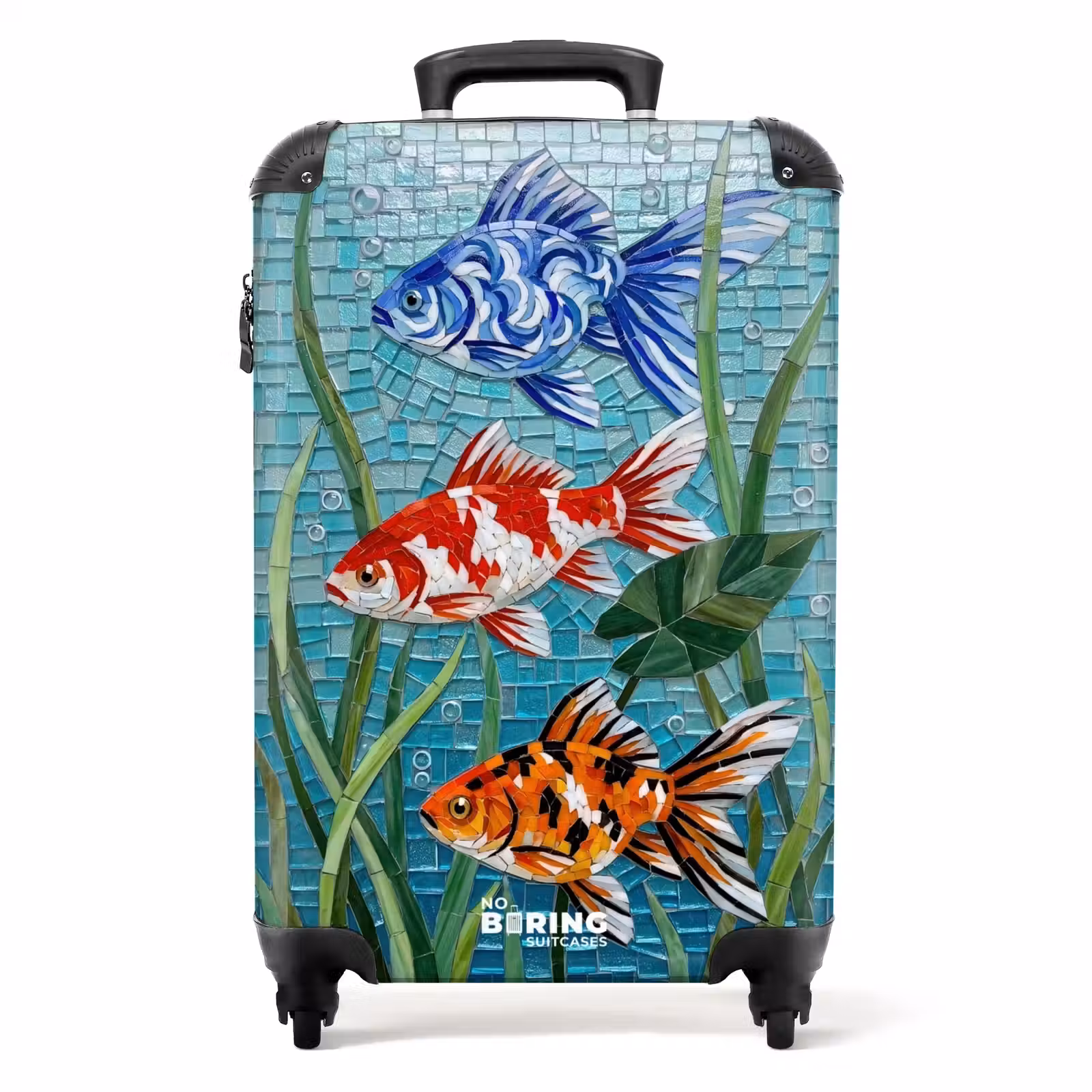 Suitcase - Fish - Mosaic - Underwater - Colorful - Animals — 1