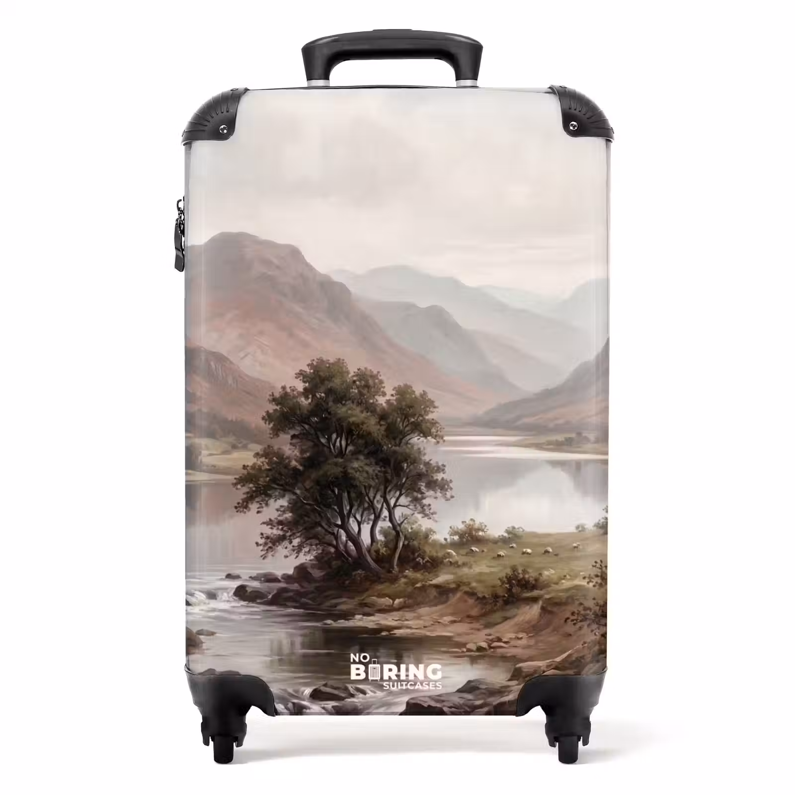 Suitcase - Mountain Landscape - Lake - Mountains - Valley - Classic — 1