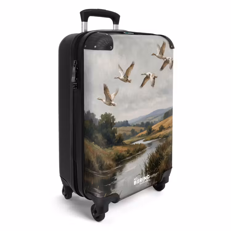 Suitcase - Ducks - River - Landscape - Flight - Nostalgic — 2