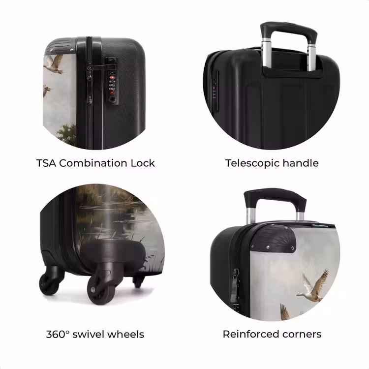 Suitcase - Ducks - River - Landscape - Flight - Nostalgic — 8