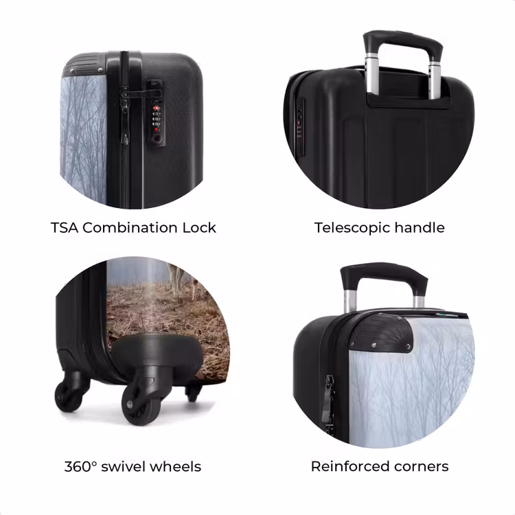 Suitcase - Farm Animals - Group - Fog - Nature - Rustic — 8
