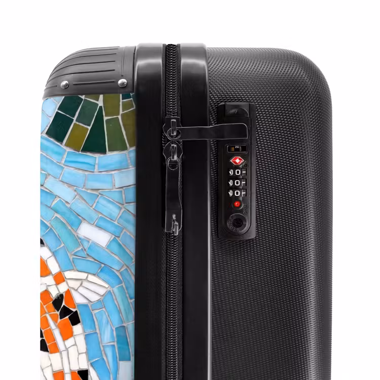 Suitcase - Fish - Water - Nature - Mosaic - Blue — 6