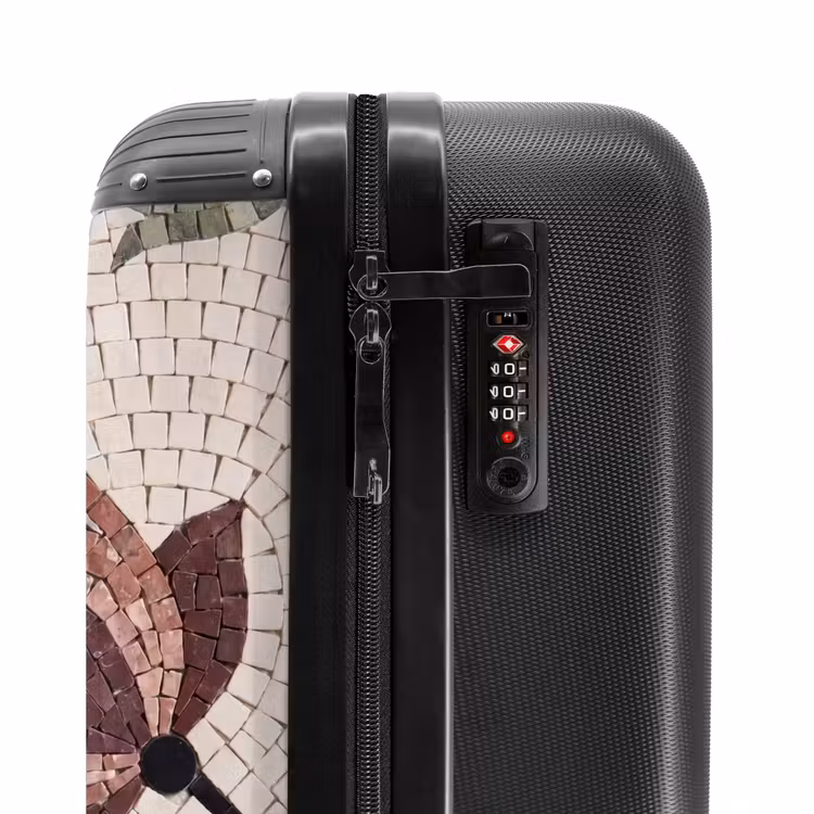 Suitcase - Flowers - Mosaic - Pattern - Abstract - Green — 6
