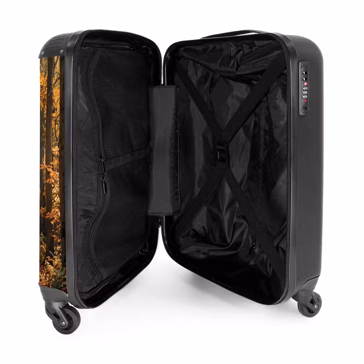 Suitcase - Forest Path - Autumn Forest - Leaves - Orange - Nostalgic — 5