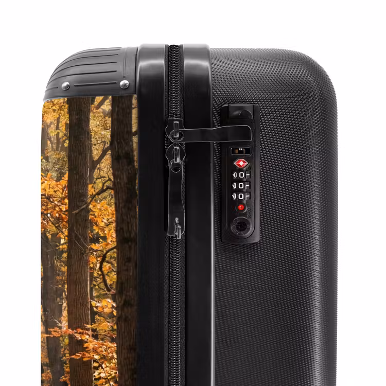 Suitcase - Forest Path - Autumn Forest - Leaves - Orange - Nostalgic — 6