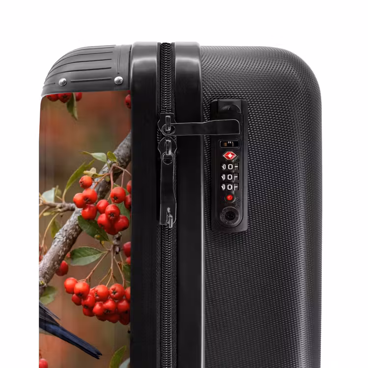 Suitcase - Goldfinch - Berries - Fall - Nature - Colorful — 6