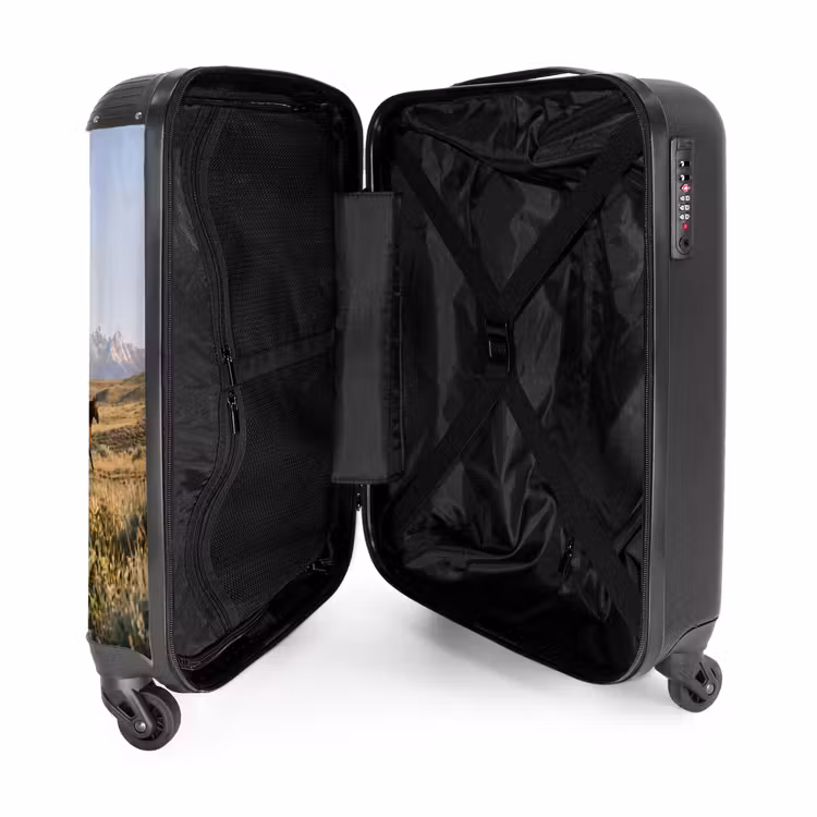 Suitcase - Horses - Herd - Mountains - Freedom - Wild — 5