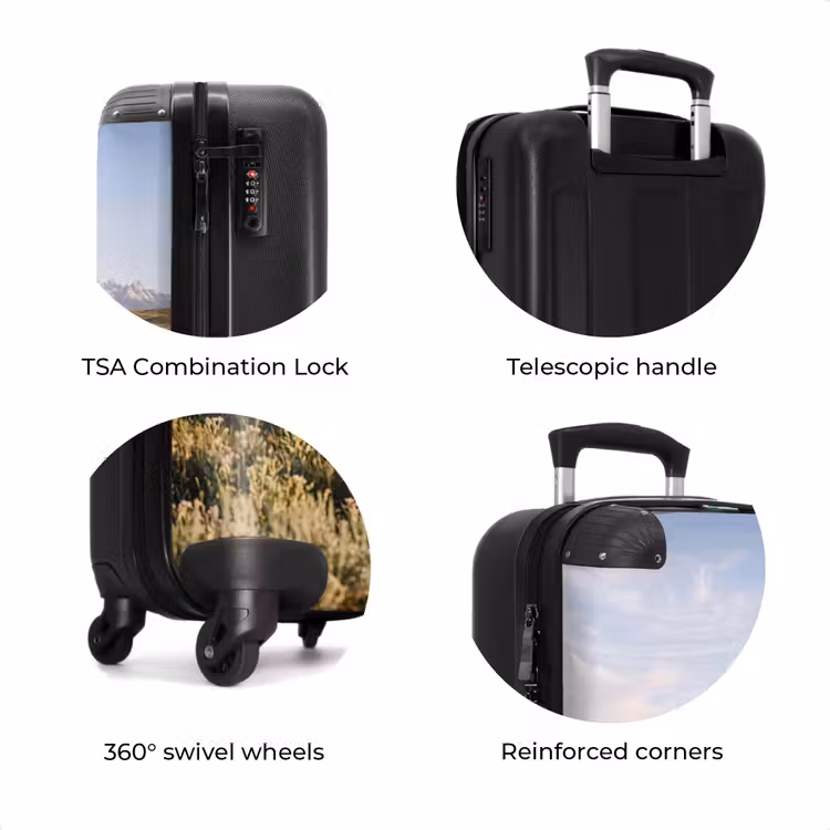 Suitcase - Horses - Herd - Mountains - Freedom - Wild — 8
