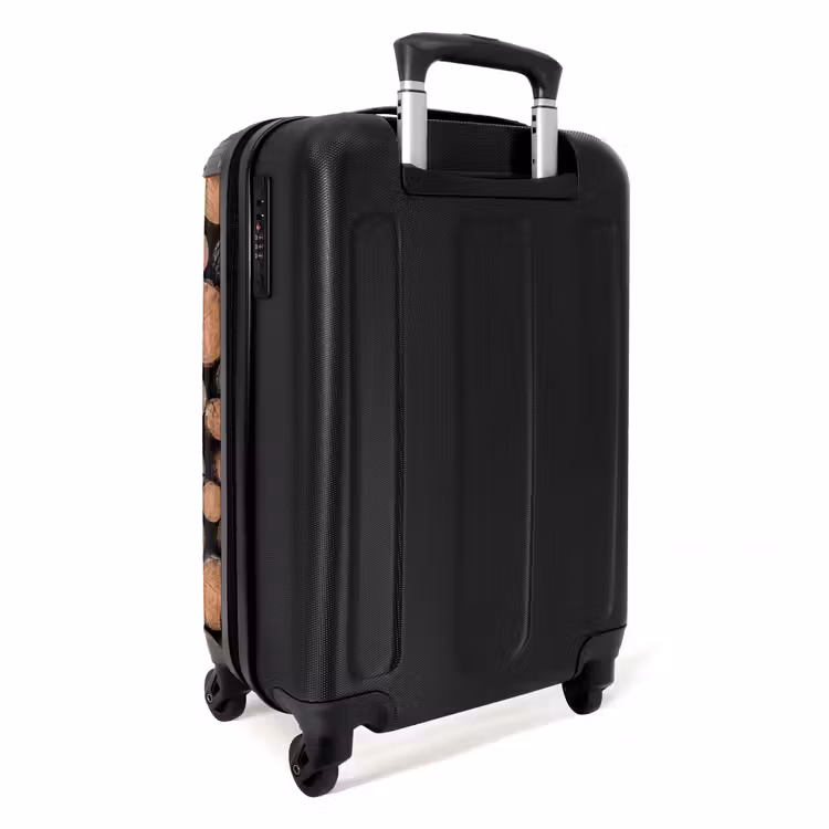 Suitcase - Logs - Texture - Pattern - Brown - Rustic — 4