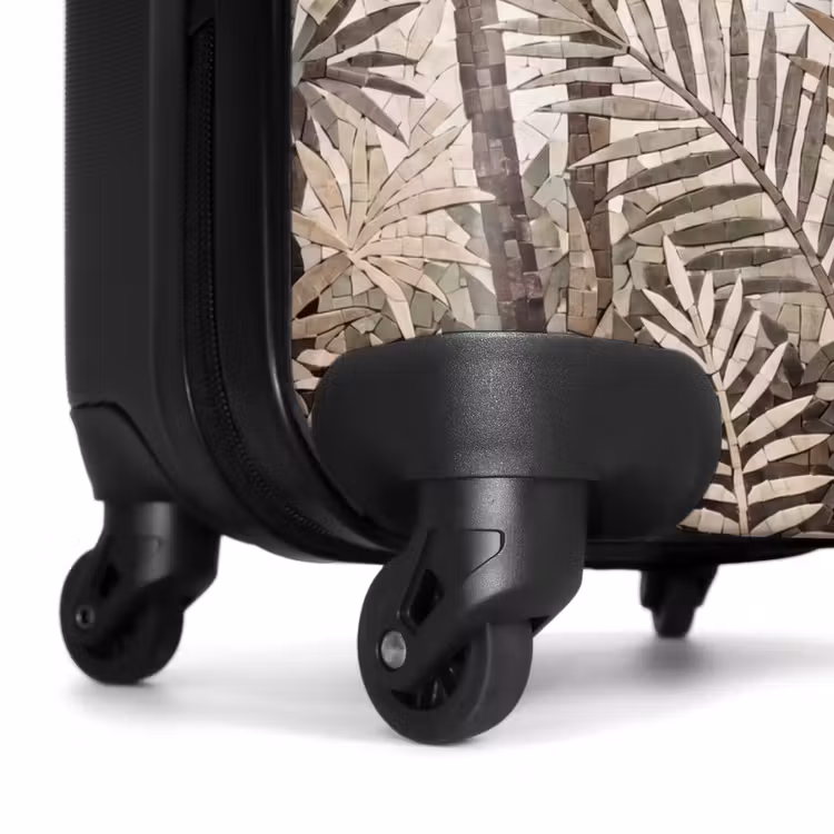 Suitcase - Nature - Leaves - Landscape - Mosaic - Beige — 7