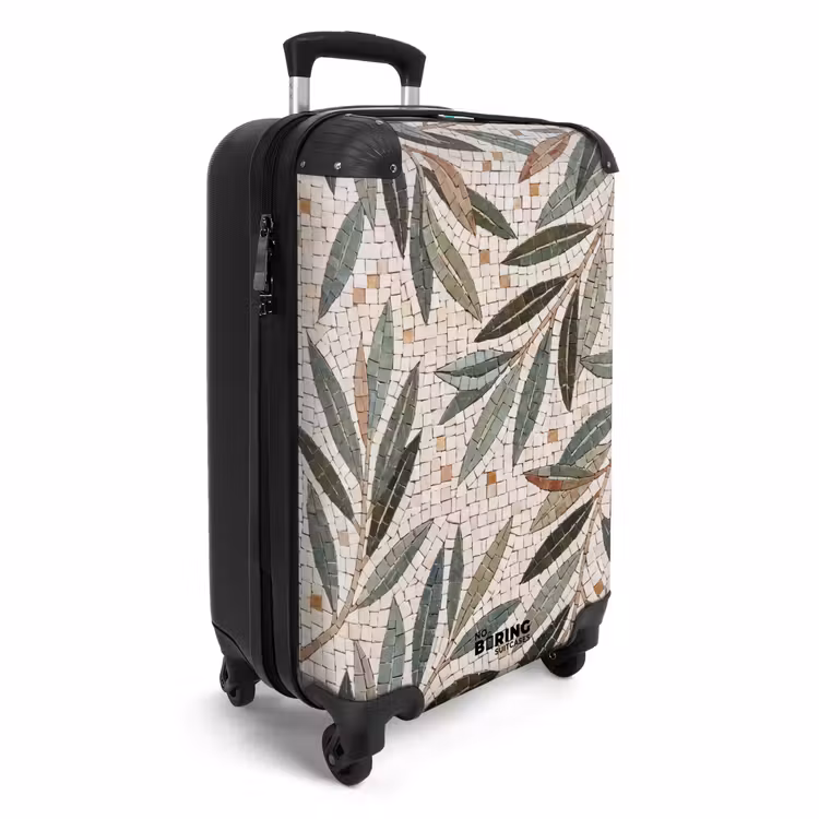 Suitcase - Plant - Leaf - Mosaic - Green — 2