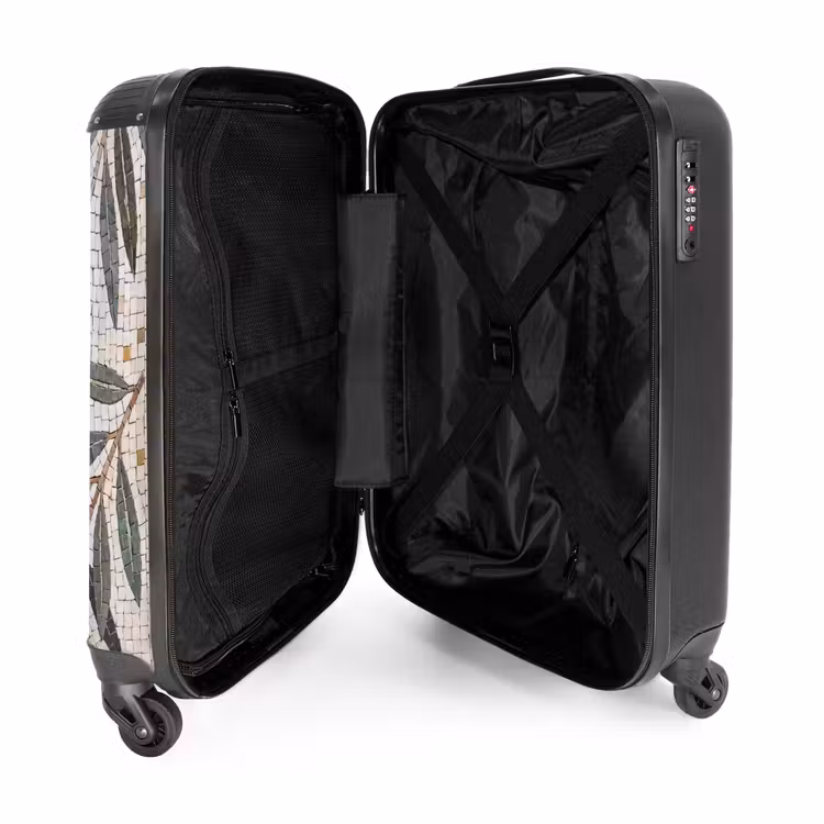 Suitcase - Plant - Leaf - Mosaic - Green — 5