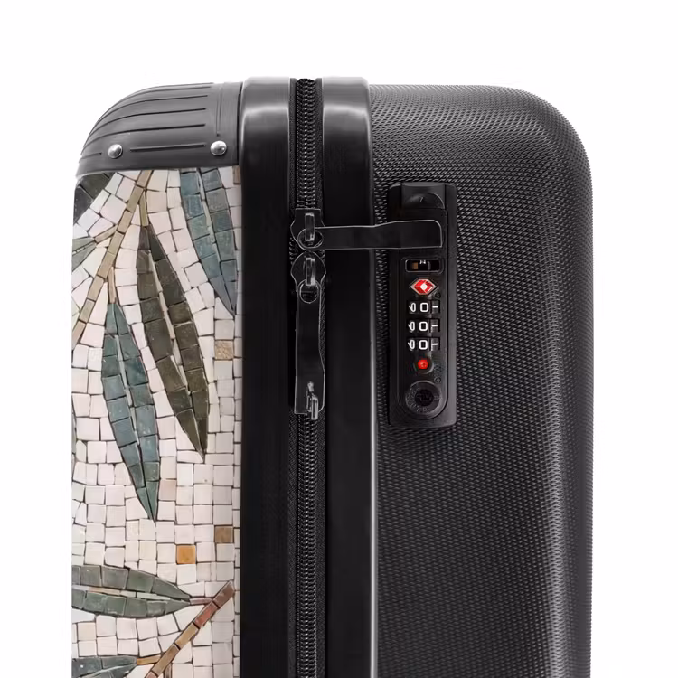 Suitcase - Plant - Leaf - Mosaic - Green — 6