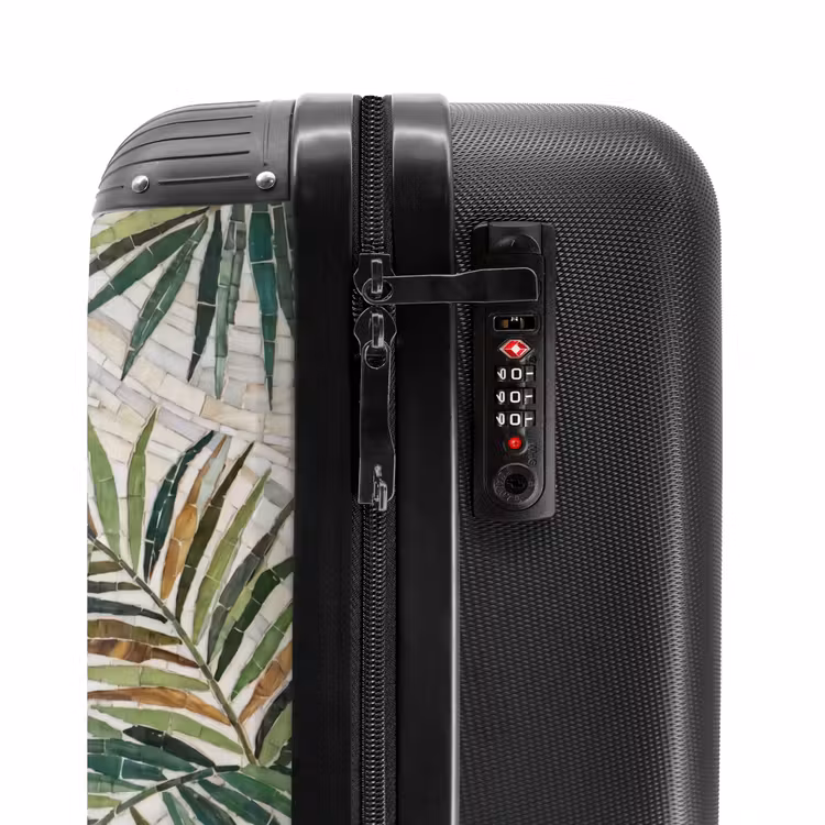 Suitcase - Plants - Tropical - Mosaic - Nature - Green — 6