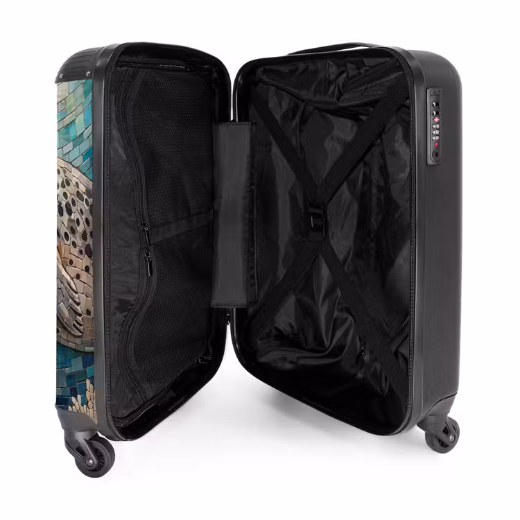Suitcase - Seal - Mosaic - Underwater - Animals - Blue — 5