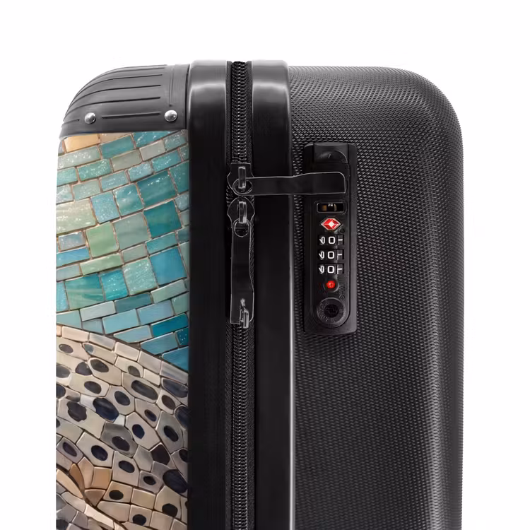 Suitcase - Seal - Mosaic - Underwater - Animals - Blue — 6
