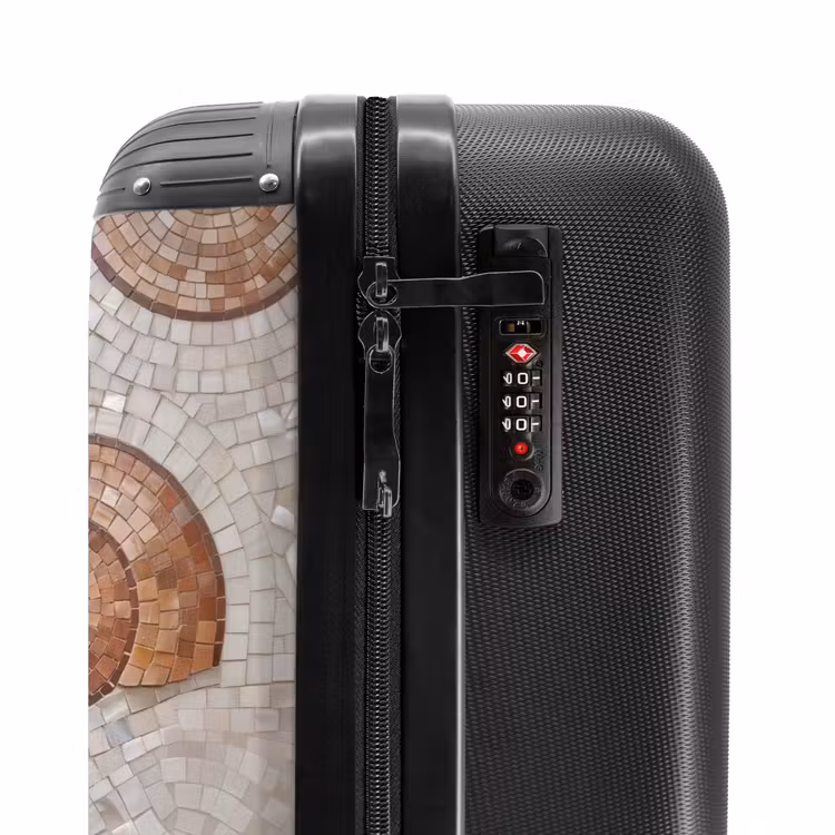 Suitcase - Shell - Mosaic - Sea - Beige - Modern — 6