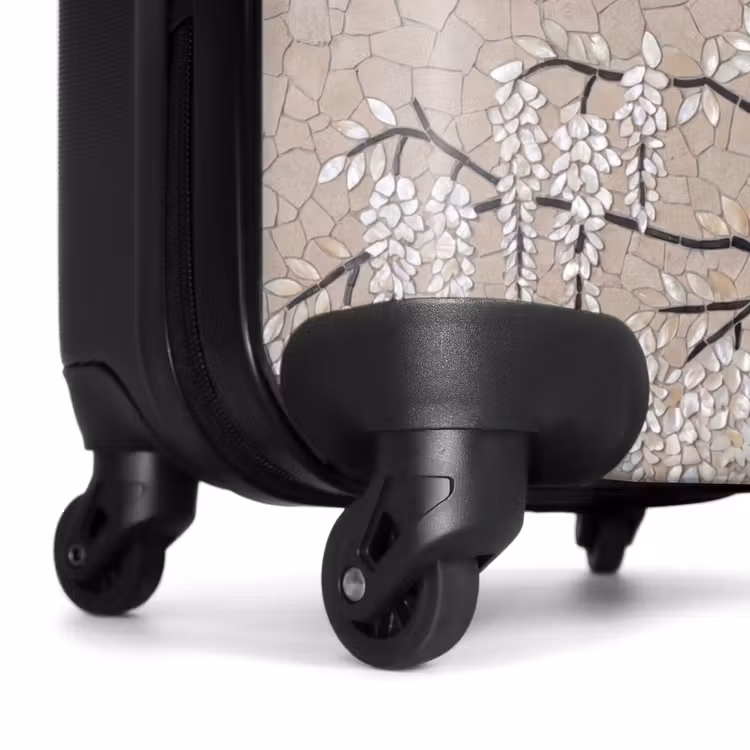 Suitcase - Tree - Flowers - Mosaic - Art - White — 7