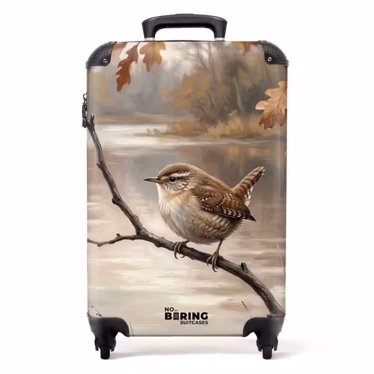 Suitcase - Wren - Branch - River - Nature - Atmospheric — 1