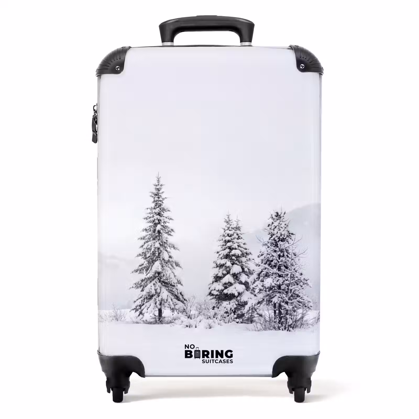 Suitcase - Norway Spruce - Snow - Winter - Landscape - Silence — 1
