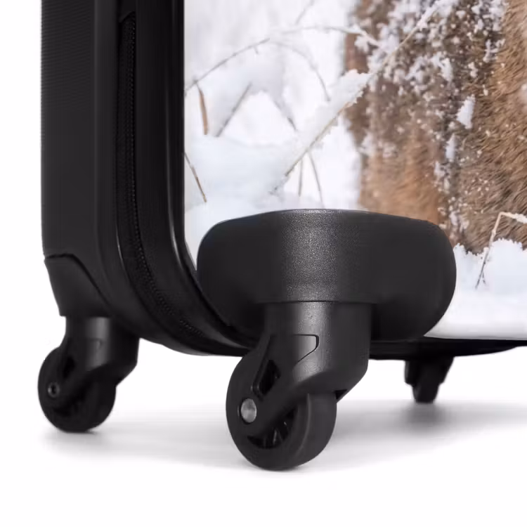 Suitcase - Deer - Snow - Forest - Animals - Endearing — 7