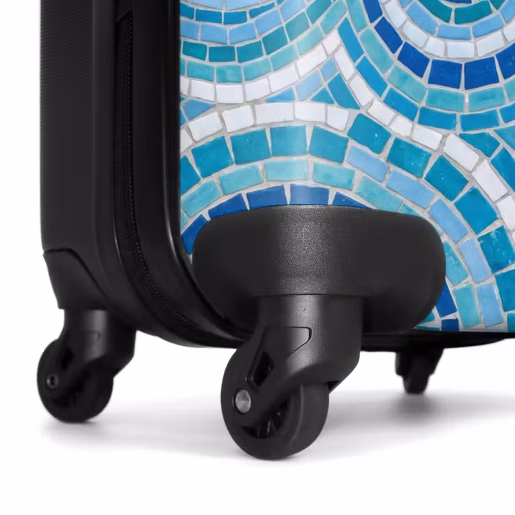 Suitcase - Fish - Mosaic - Water - Decorative - Blue — 7