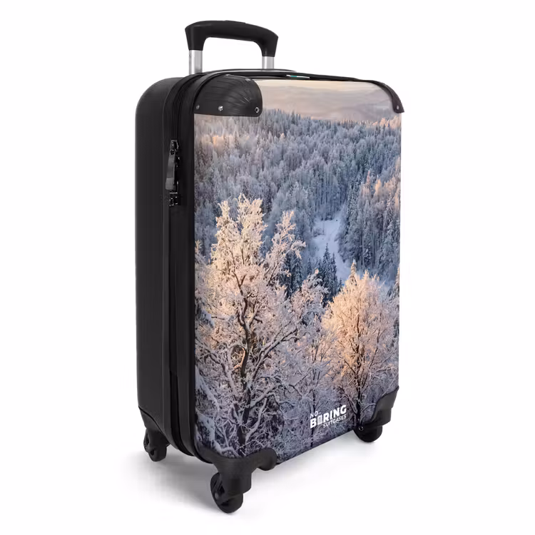 Suitcase - Forest - Mountains - Gold - Winter - Warm — 2