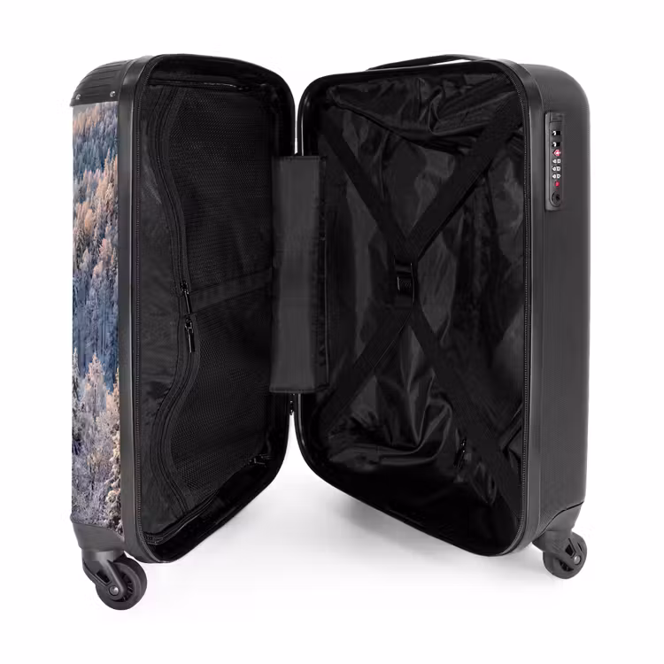 Suitcase - Forest - Mountains - Gold - Winter - Warm — 5