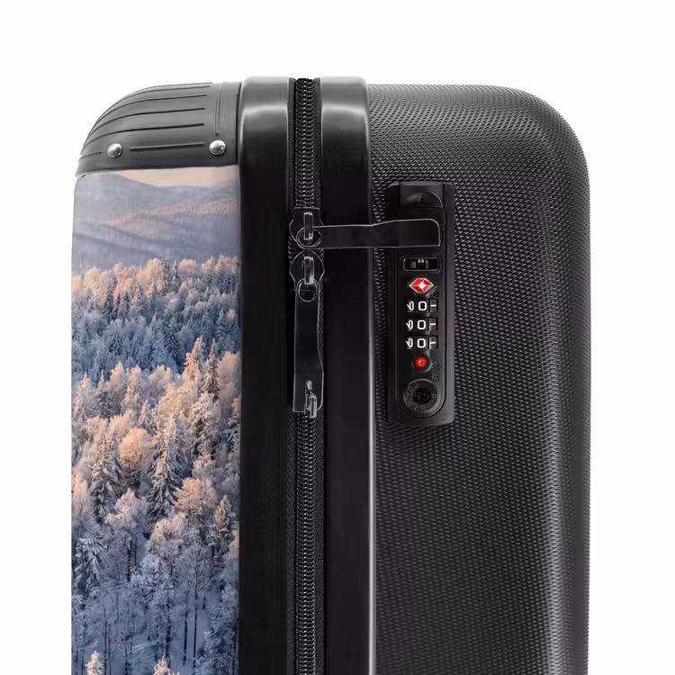 Suitcase - Forest - Mountains - Gold - Winter - Warm — 6