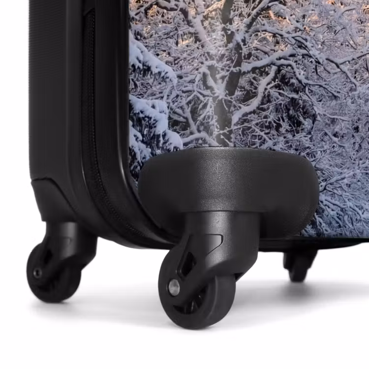 Suitcase - Forest - Mountains - Gold - Winter - Warm — 7